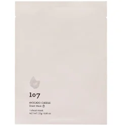 107 Beauty Avocado Cuddle Sheet Mask 25 g