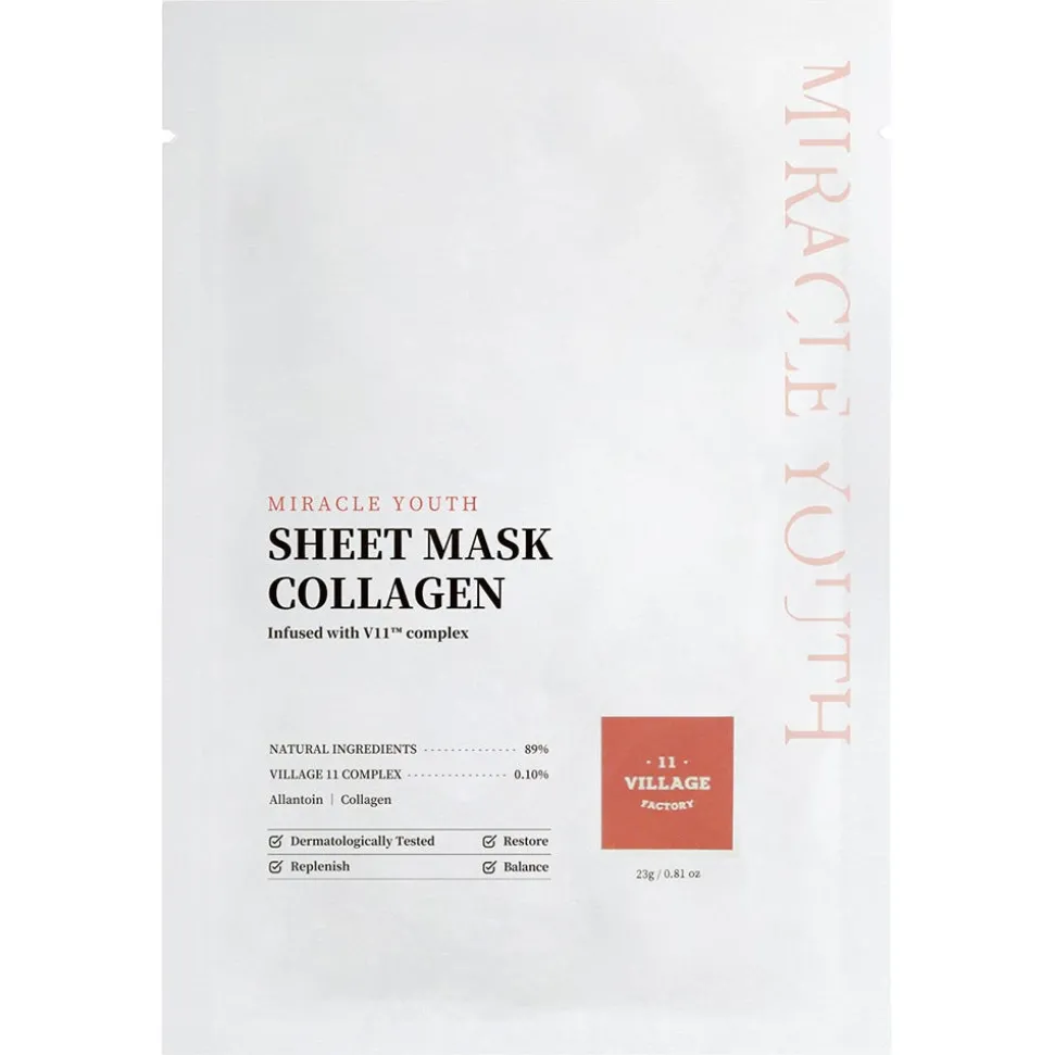 11 Village Factory Miracle Youth Sheet Mask Collagen
