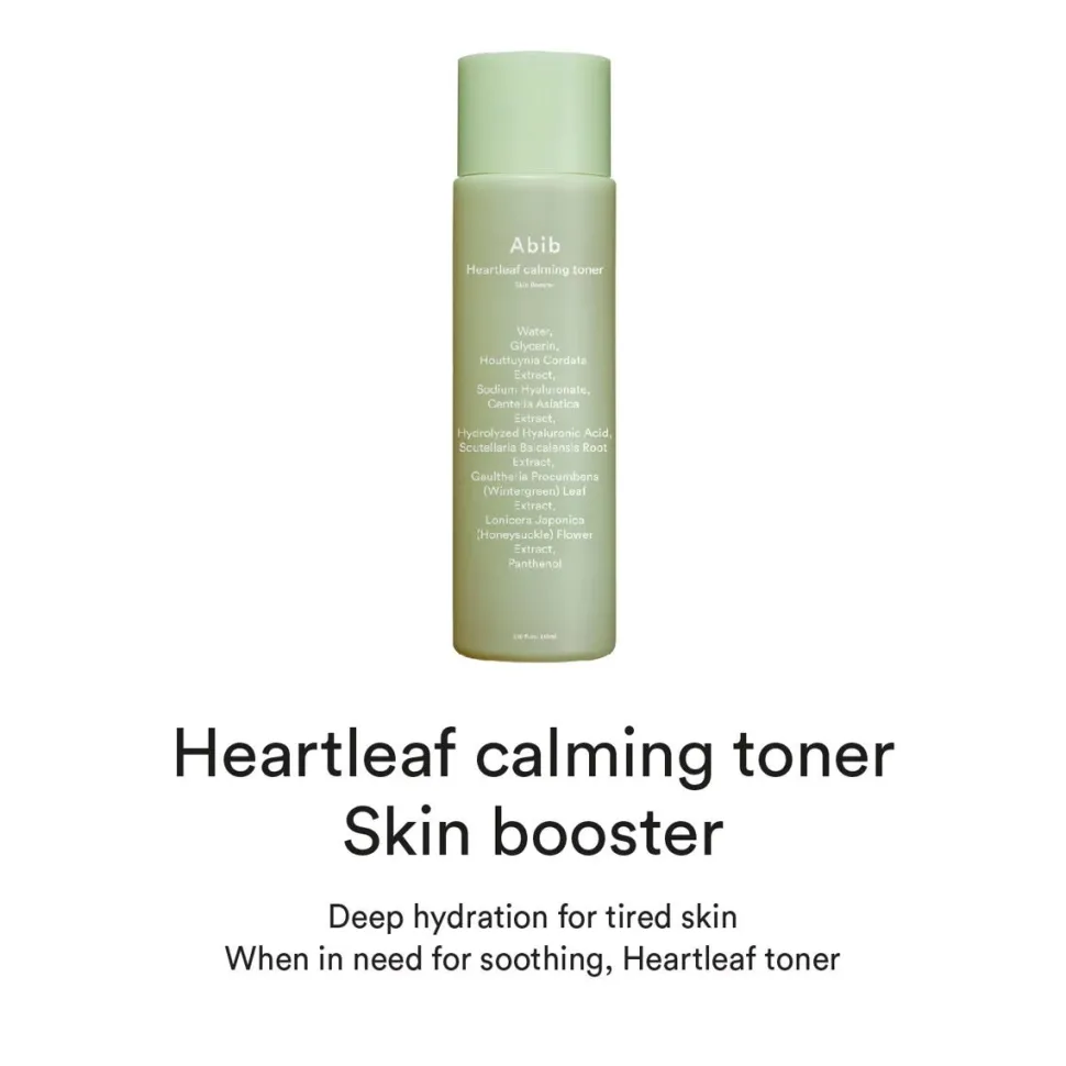 Abib Heartleaf Calming Toner Skin Booster 200 ml