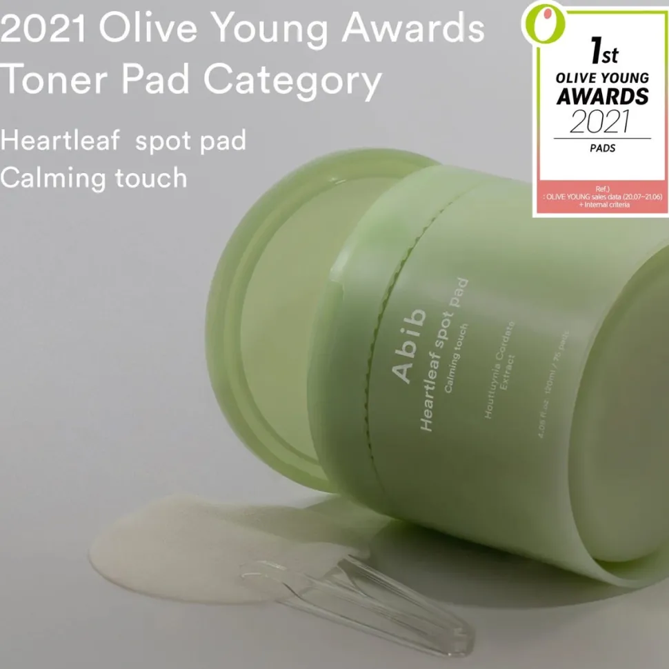 Abib Heartleaf Spot Pad Calming Touch 120 ml