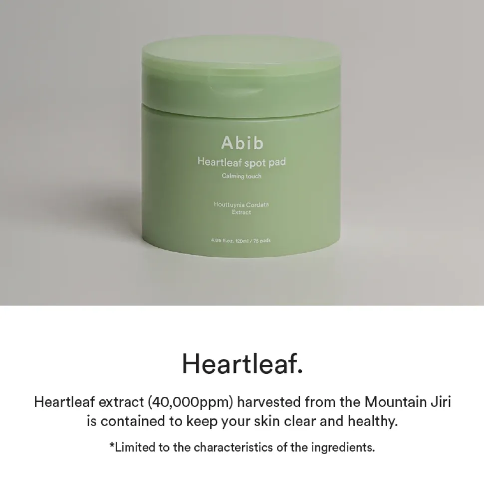 Abib Heartleaf Spot Pad Calming Touch 120 ml