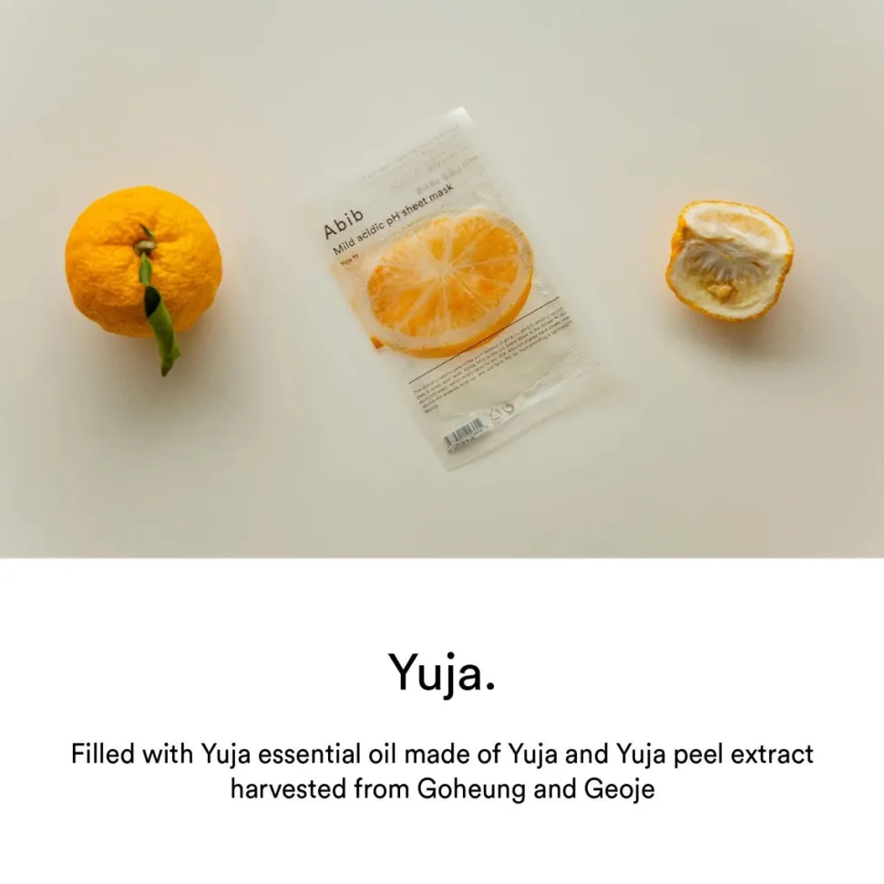 Abib Mild Acidic pH Sheet Mask Yuja Fit 1 Stk