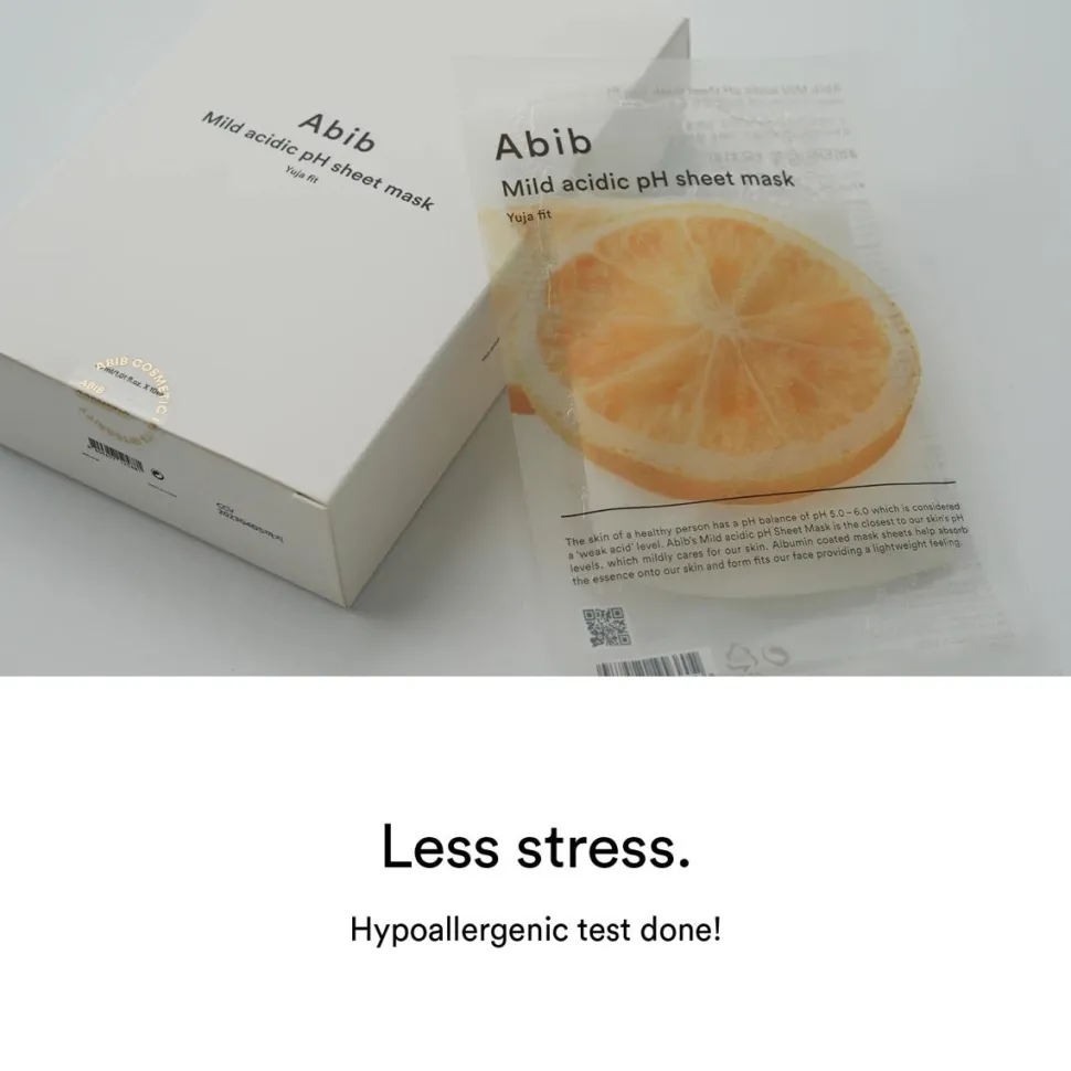 Abib Mild Acidic pH Sheet Mask Yuja Fit 1 Stk