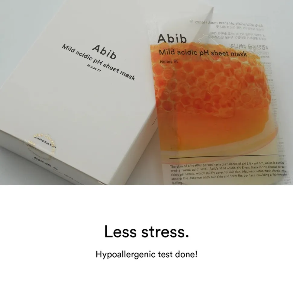 Abib Mild Acidic pH Sheet Mask Honey Fit 1 Stk