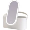 Ailoria Beautycase mit dimmbarem LED Spiegel Weiß