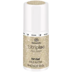 alessandro International Nagellack Top Coat Gold Glitter 8 ml