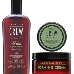American Crew Tea Tree Shampoo & Forming Cream Duo Bundle