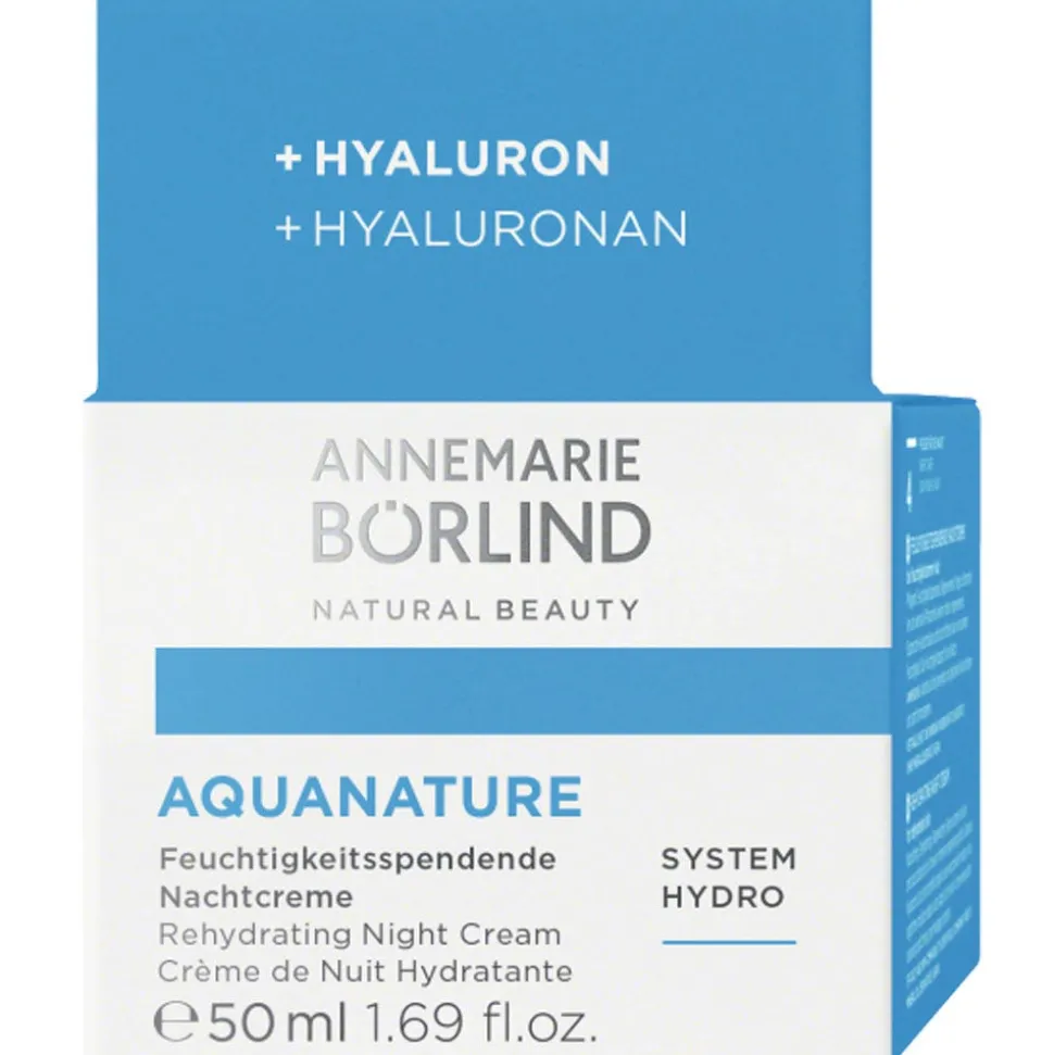 ANNEMARIE BÖRLIND AQUANATURE Feuchtigkeitsspendende Nachtcreme 50 ml