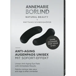 ANNEMARIE BÖRLIND UNISEX SOFORT-EFFEKT Anti-Aging Augenpads Black