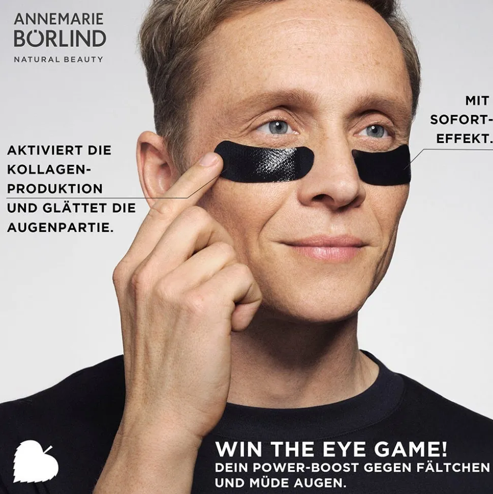 ANNEMARIE BÖRLIND UNISEX SOFORT-EFFEKT Anti-Aging Augenpads Black