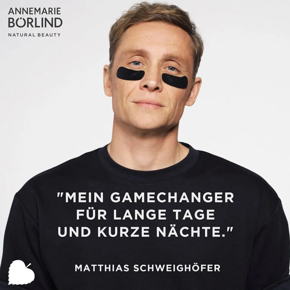 ANNEMARIE BÖRLIND UNISEX SOFORT-EFFEKT Anti-Aging Augenpads Black