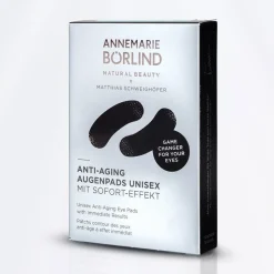 ANNEMARIE BÖRLIND UNISEX SOFORT-EFFEKT Anti-Aging Augenpads Black