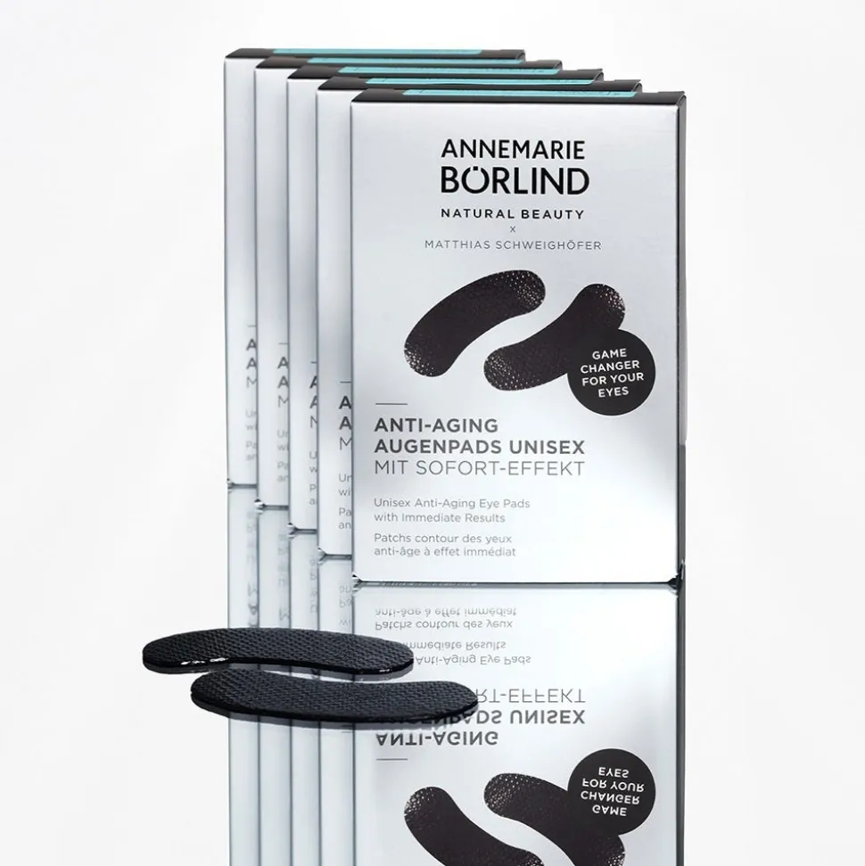 ANNEMARIE BÖRLIND UNISEX SOFORT-EFFEKT Anti-Aging Augenpads Black