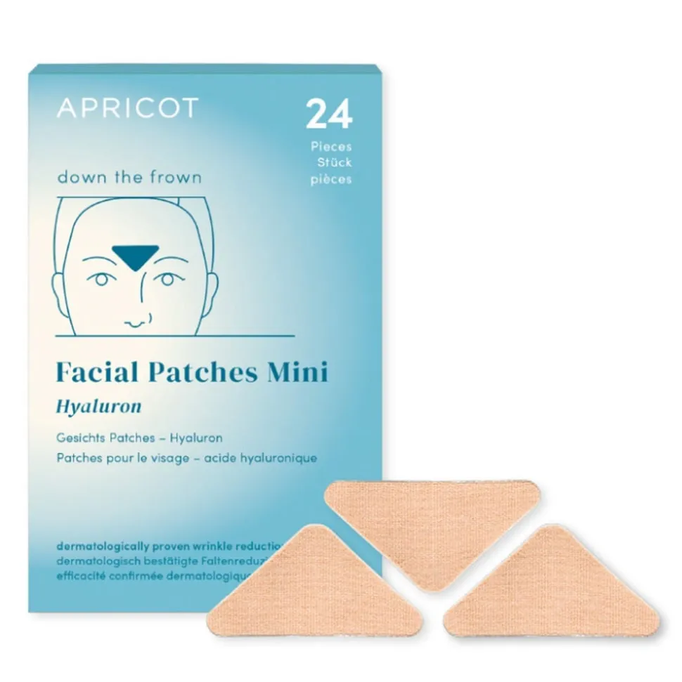APRICOT Baumwoll-Gesichtspflaster mit Hyaluron 24 Stück