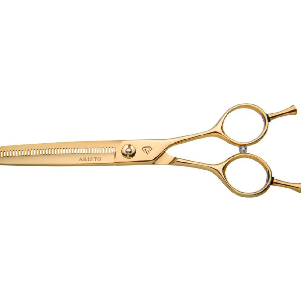 Aristocut Modelierschere Sato 40T gold