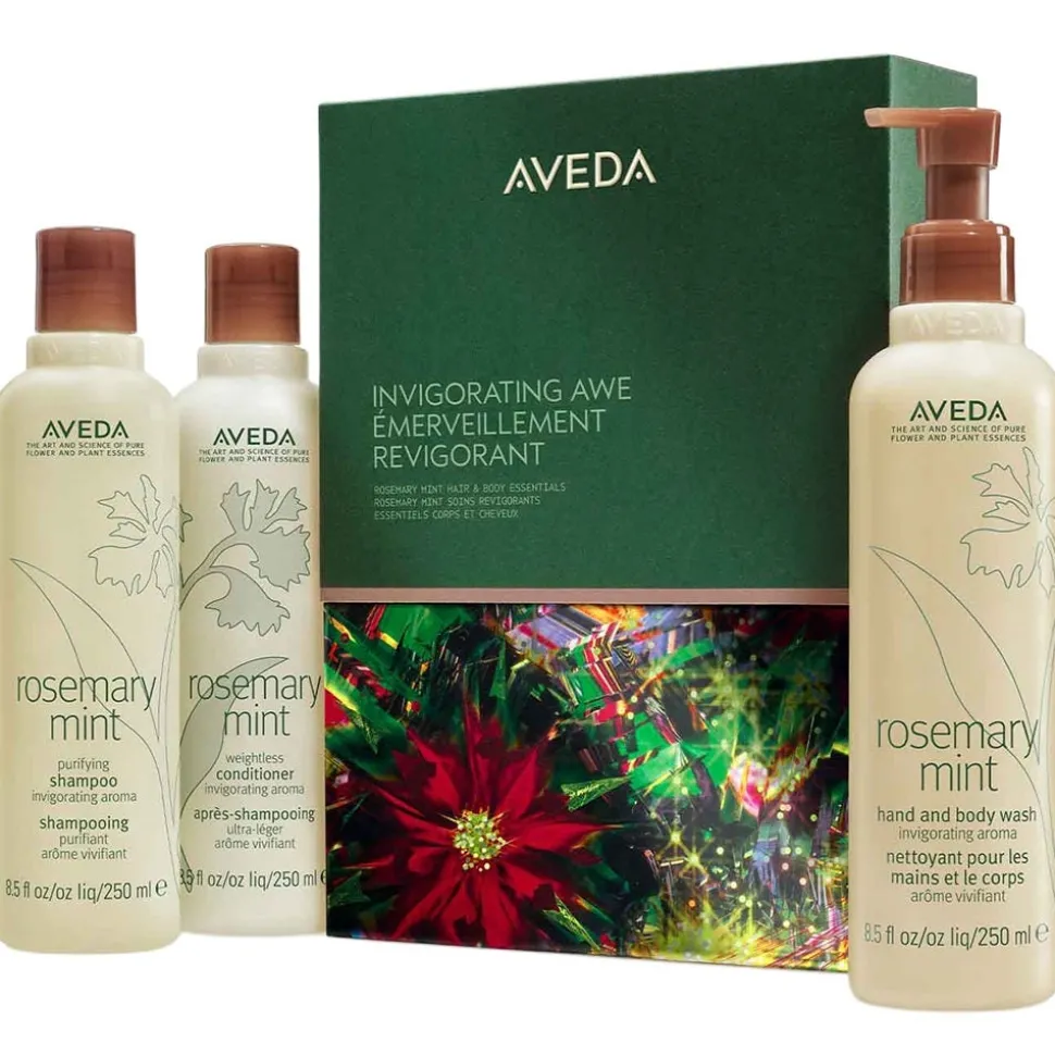 AVEDA Invigorating Awe Rosemary Mint Hair & Body Essentials Set