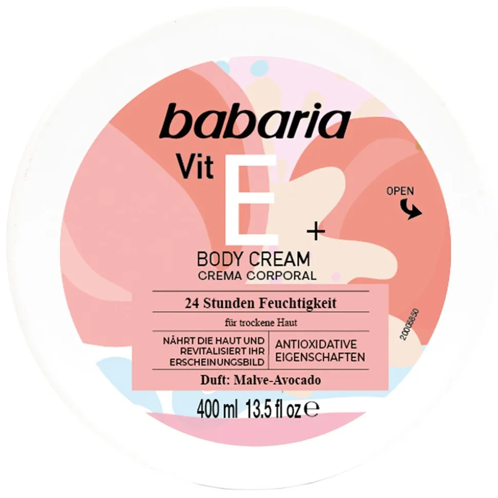 Babaria Body Cream Vitamin E 400 ml