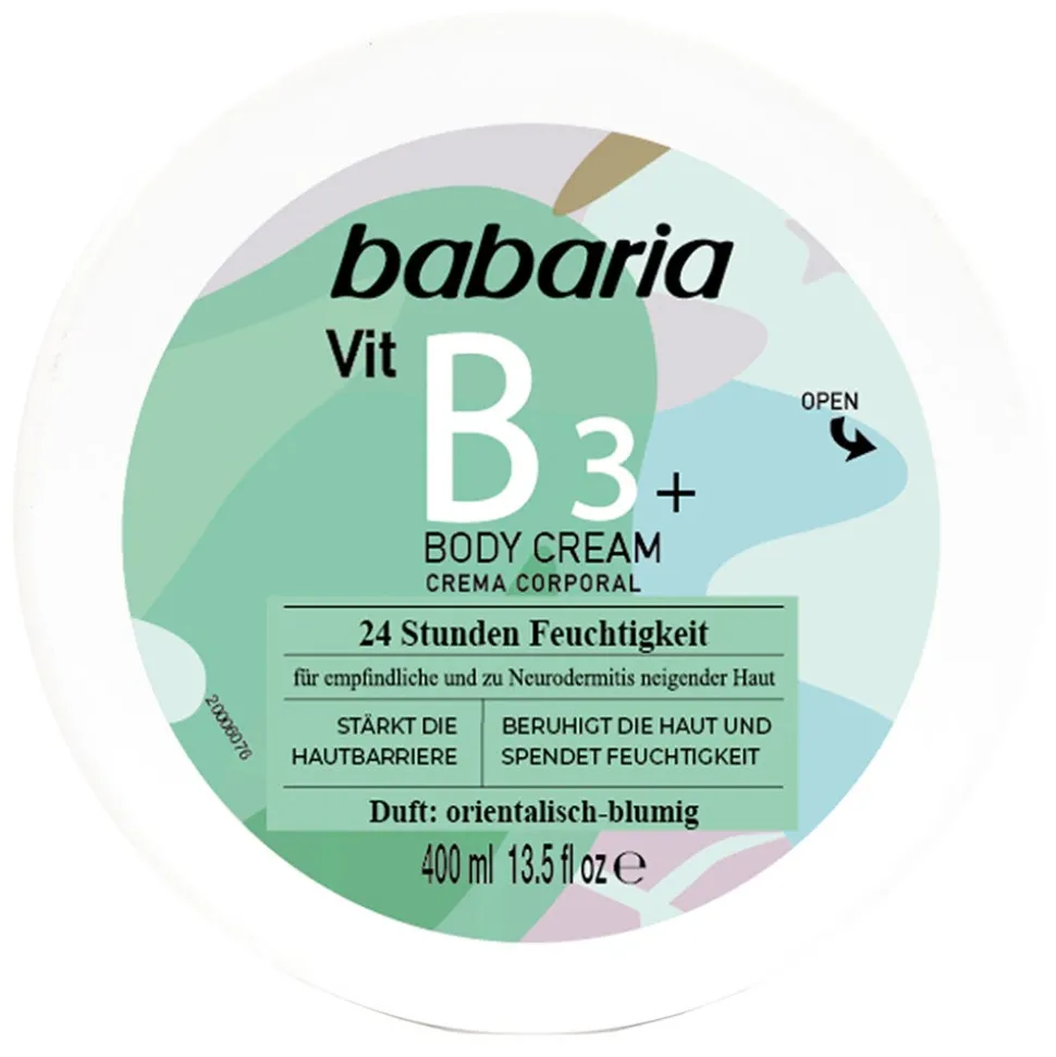 Babaria Body Cream Vitamin B3 400 ml
