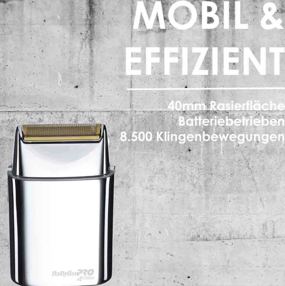 BaBylissPRO 4Artists Folienrasierer FOILFX mit Vollmetallgehäuse