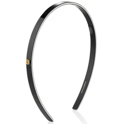 Balmain Cellulose Acetate Headband Small Black/White