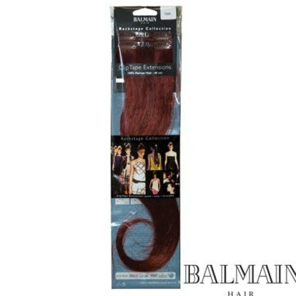 Balmain Clip Tape Extensions 40 cm Contraste Brown