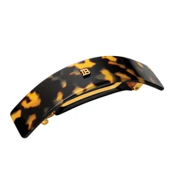 Balmain Hair Couture Cellulose Acetate Barrette pour Cheveux Large Tortoise Shell