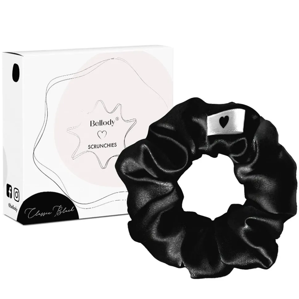Bellody Original Seiden Scrunchie Classic Black