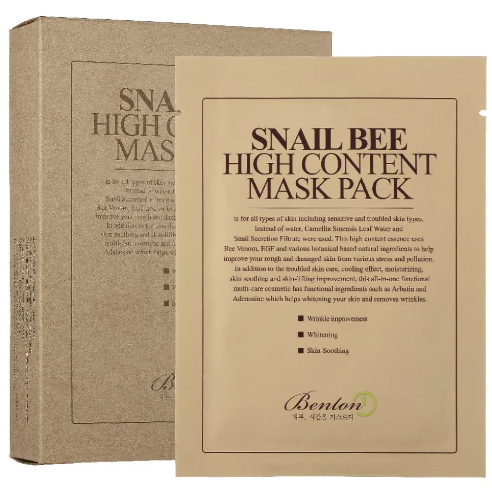 Benton Snail Bee High Content Mask 20 g