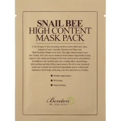Benton Snail Bee High Content Mask 20 g