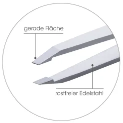 Canal Haarpinzette grade Satin 9 cm