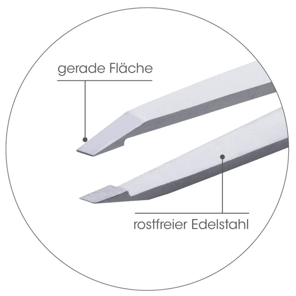 Canal Haarpinzette grade Satin 9 cm