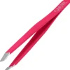 Canal Haarpinzette schräg fuxia rostfrei 95 mm