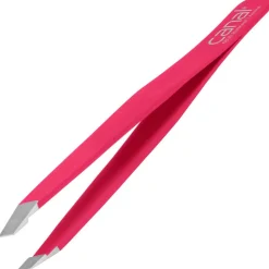 Canal Haarpinzette schräg fuxia rostfrei 95 mm