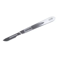 Canal Halter "4" mit Klinge rostfrei, 135 mm