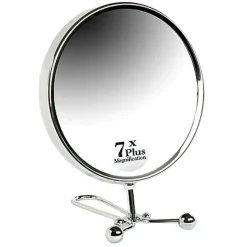 Canal Hand- und Stellspiegel 7-fach Vergrößerung Ø 15 cm