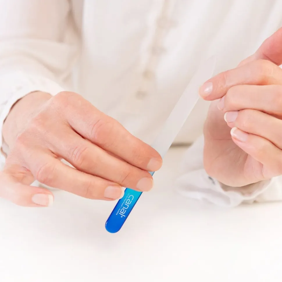 Canal Hartglasfeile farbiger Verlauf 140 mm