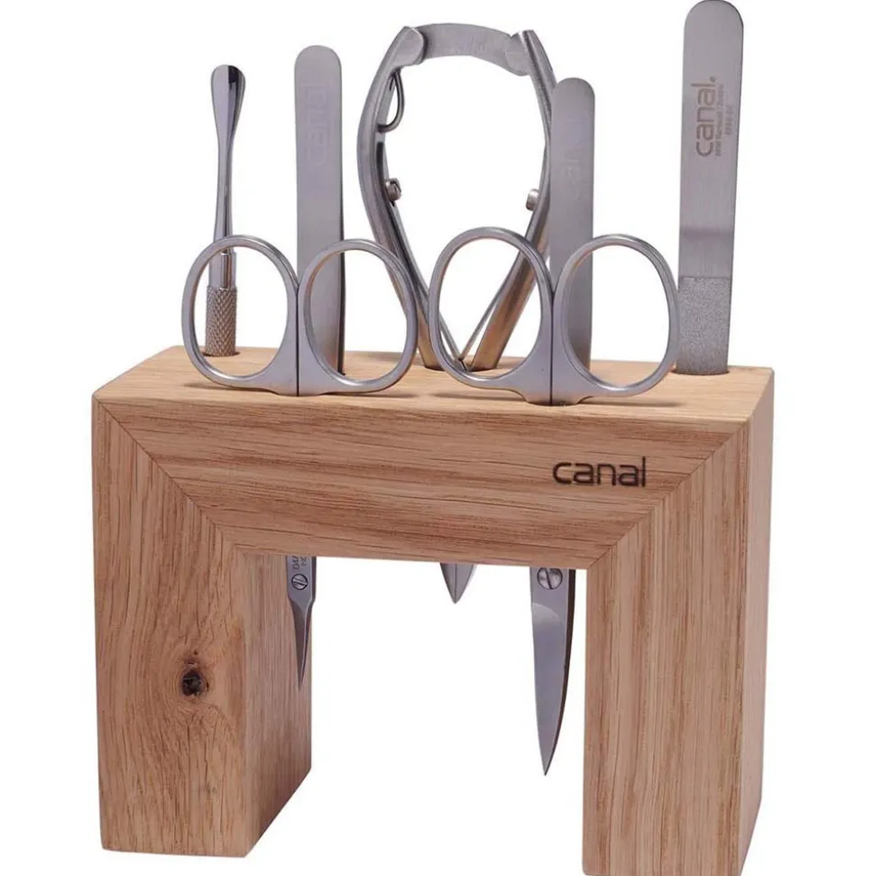 Canal Maniküre Set Eiche 7-teilig