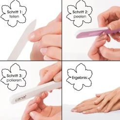Canal Nagelpflegeset mit Glasfeile und Polierfeile