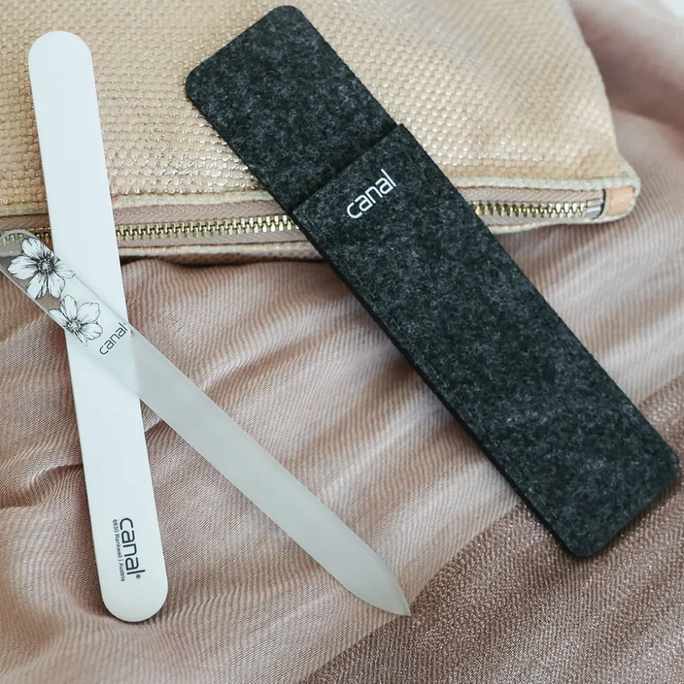 Canal Nagelpflegeset mit Glasfeile und Polierfeile