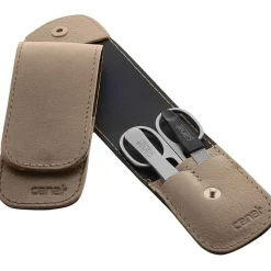 Canal Stecketui mit Druckknopf beige 3-teilig