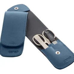 Canal Stecketui mit Druckknopf blau 3-teilig