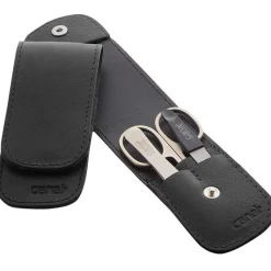 Canal Stecketui mit Druckknopf schwarz 3-teilig