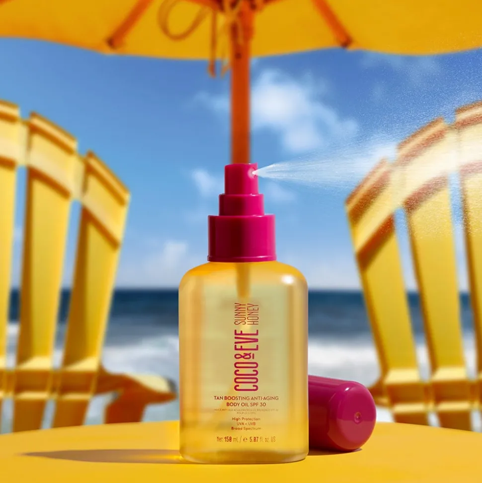 Coco & Eve Sunny Honey Tan Body Oil SPF 30 150 ml