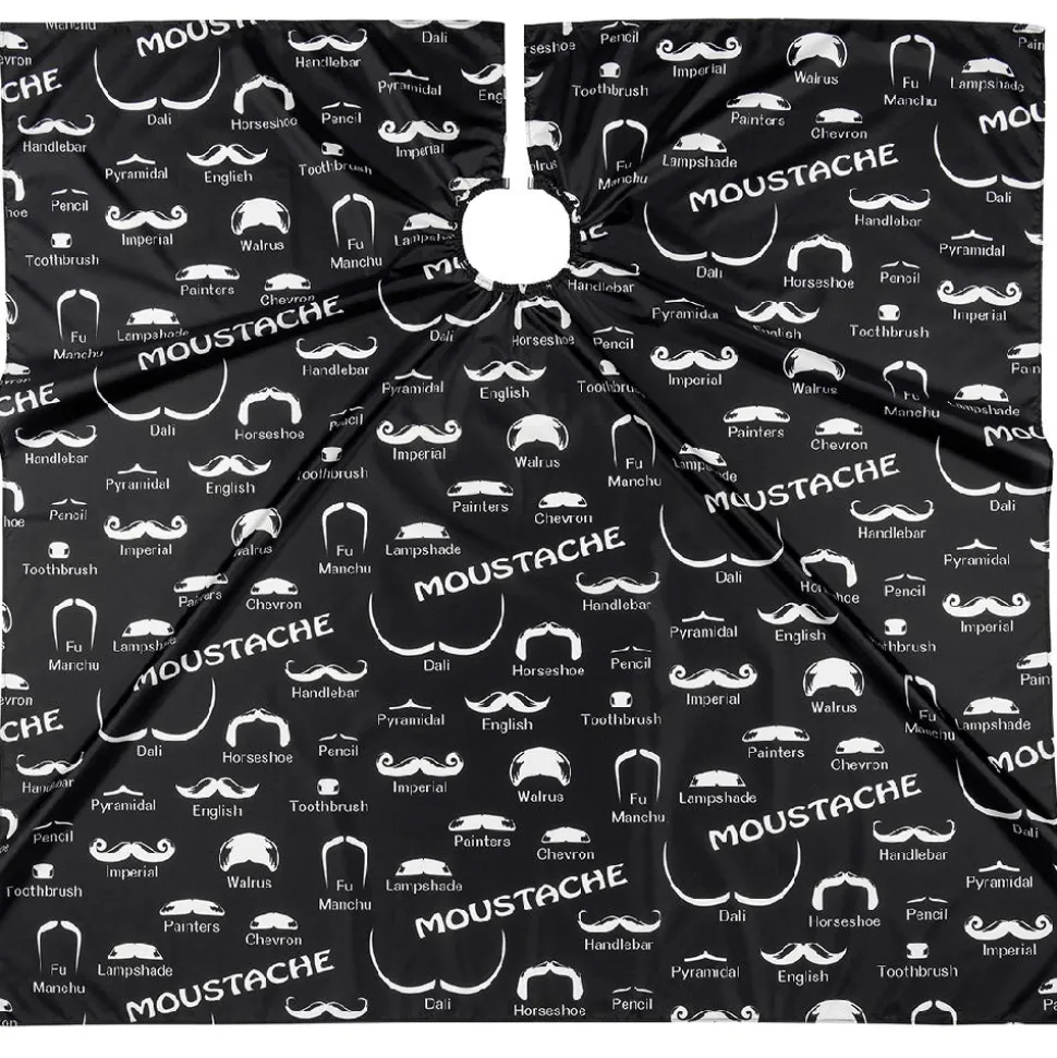 Comair Barber Umhang Moustache 144 x 140 cm