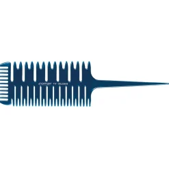 Comair Färbe- und Strähnenkamm 717 Blue Profi Line