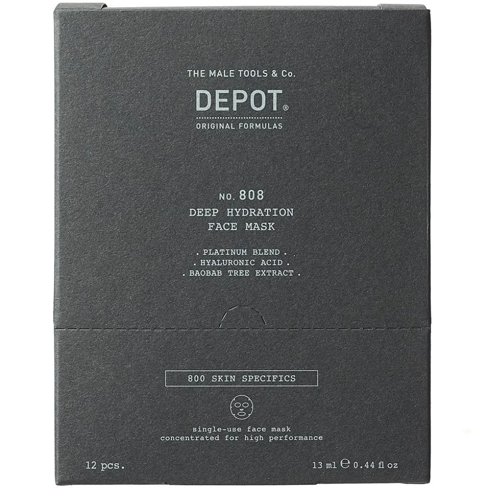 DEPOT 808 Deep Hydration Face Mask Box 12 x 13 ml