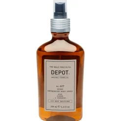 DEPOT 607 Sport Refreshing Body Spray Mint, Ginger & Cardamom 200 ml