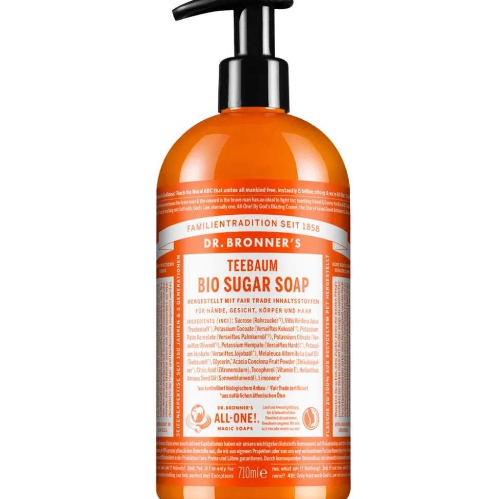 Dr. Bronner's Bio Sugar Soap Teebaum 710 ml