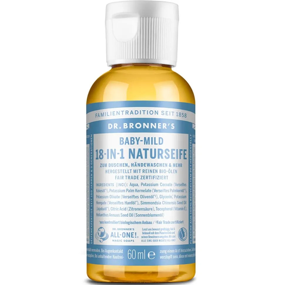 Dr. Bronner's 18-in-1 Naturseife Baby-Mild 60 ml