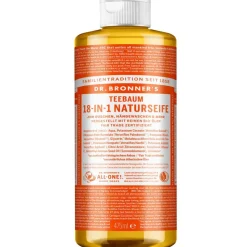 Dr. Bronner's 18-in-1 Naturseife Teebaum 475 ml